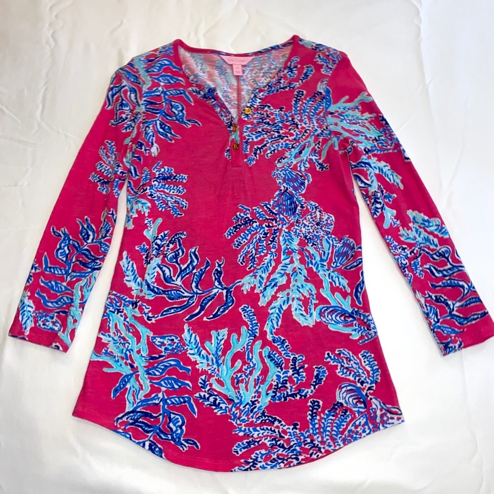 Lilly Pulitzer Capri Pink Samba Kirby Top